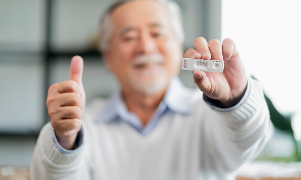 Tech gives rapid flow test support to partially sighted